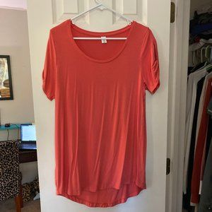 Luxe Twist-Sleeve Scoop-Neck Tunic for Women